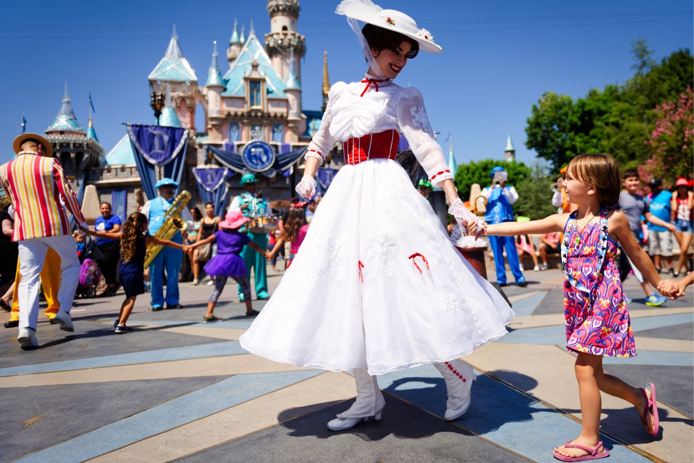 Disney VIP tours with Mary Poppins