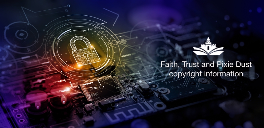Copyright information for Faith, Trust and Pixie Dust